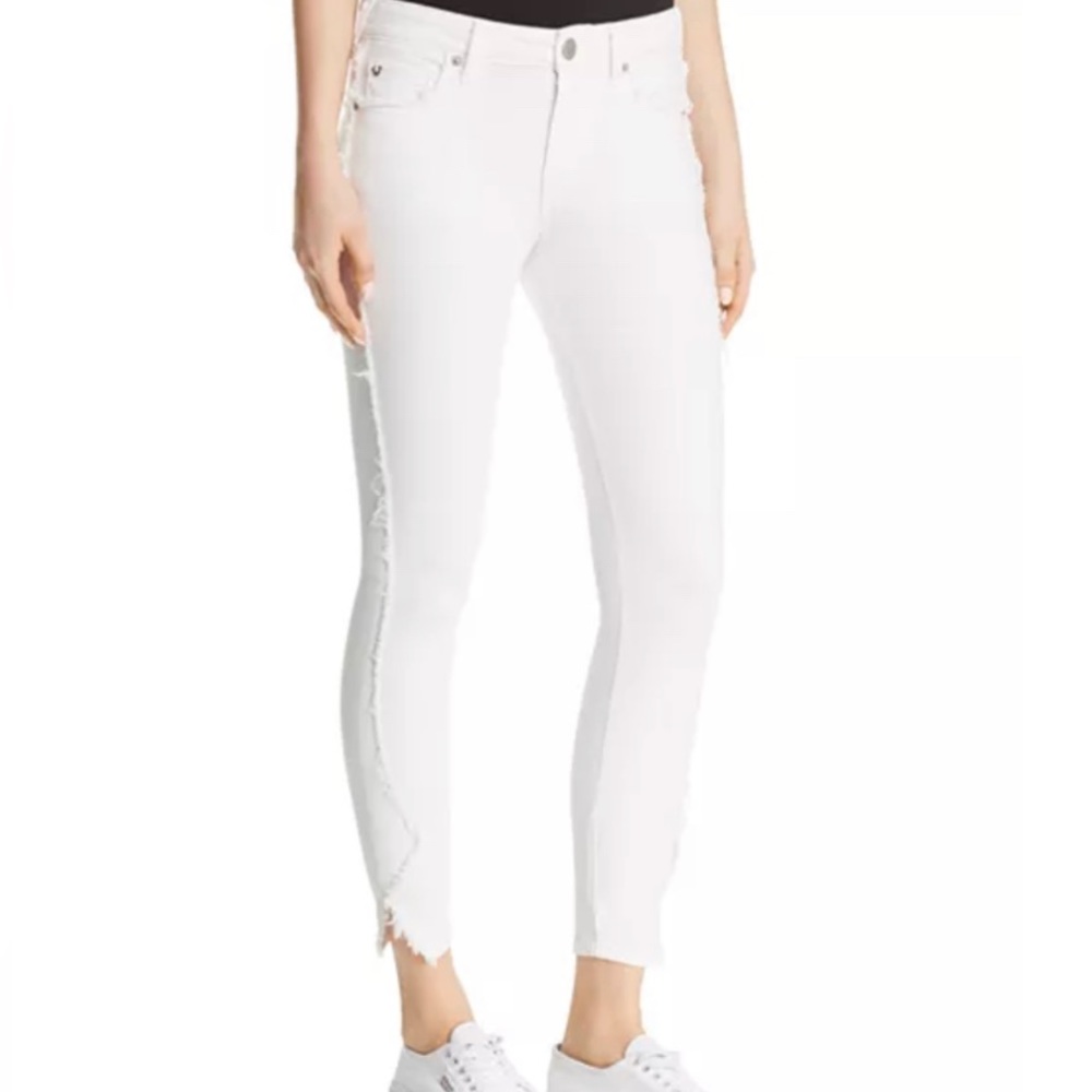- TRUE RELIGION 
Jennie Curvy Skinny Ankle Jeans in Optic White